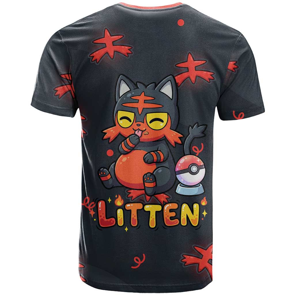 Litten T Shirt Playful Ember Cartoon Art