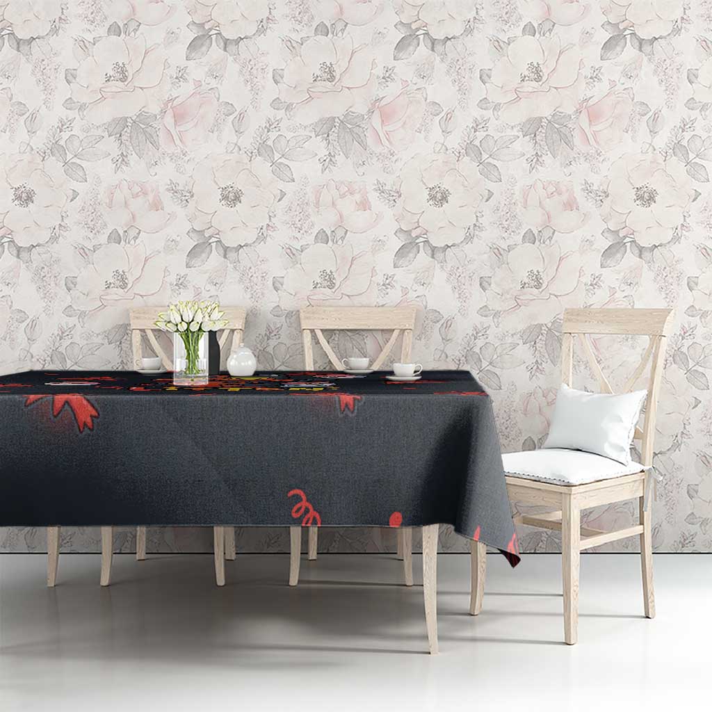 Litten Tablecloth Playful Ember Cartoon Art