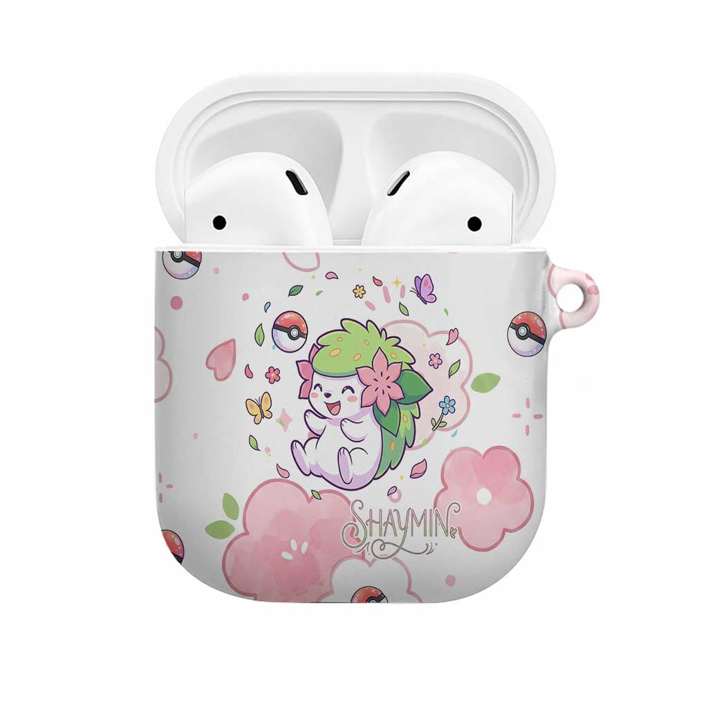 Shaymin AirPods Case Floral Pastel Blossom Art