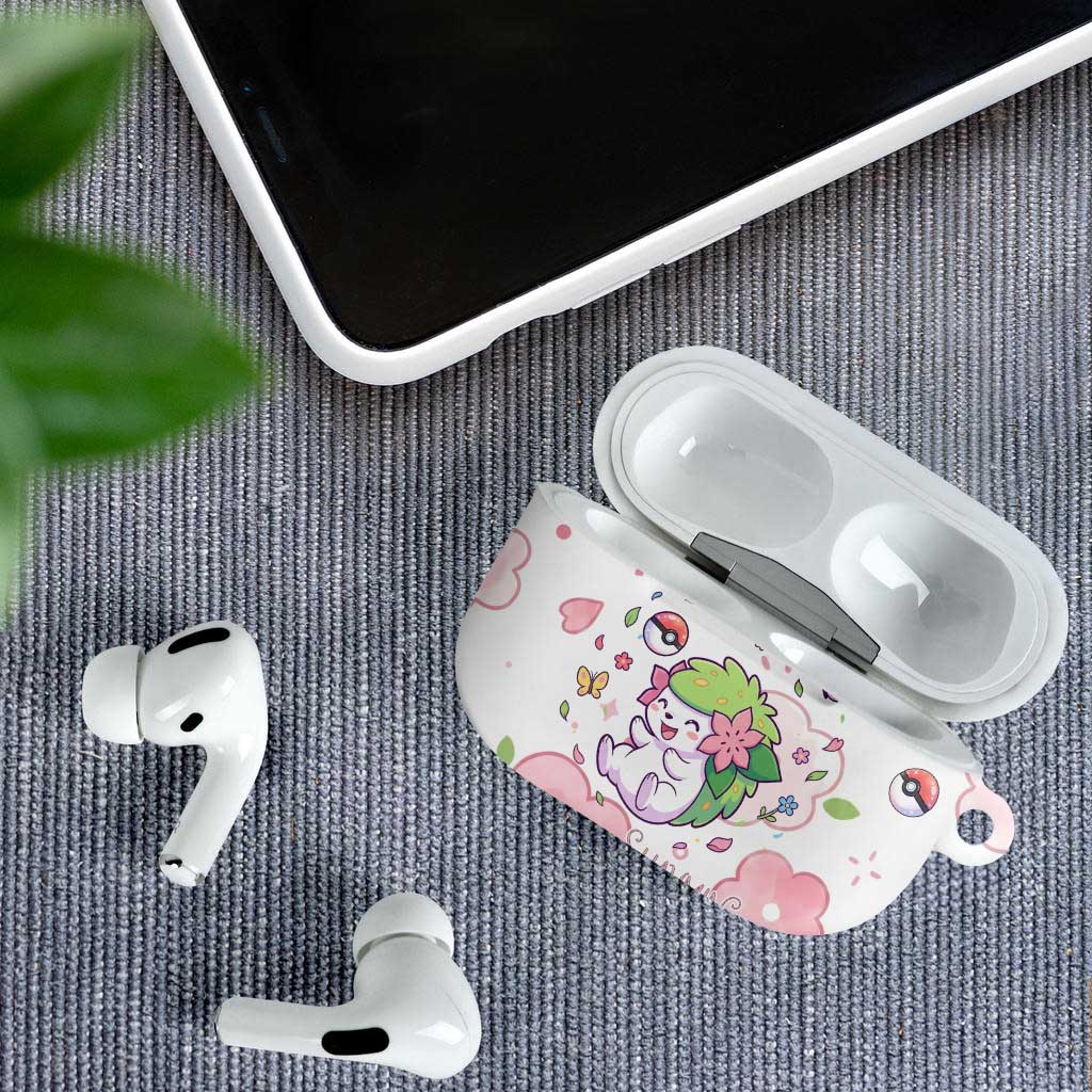 Shaymin AirPods Case Floral Pastel Blossom Art