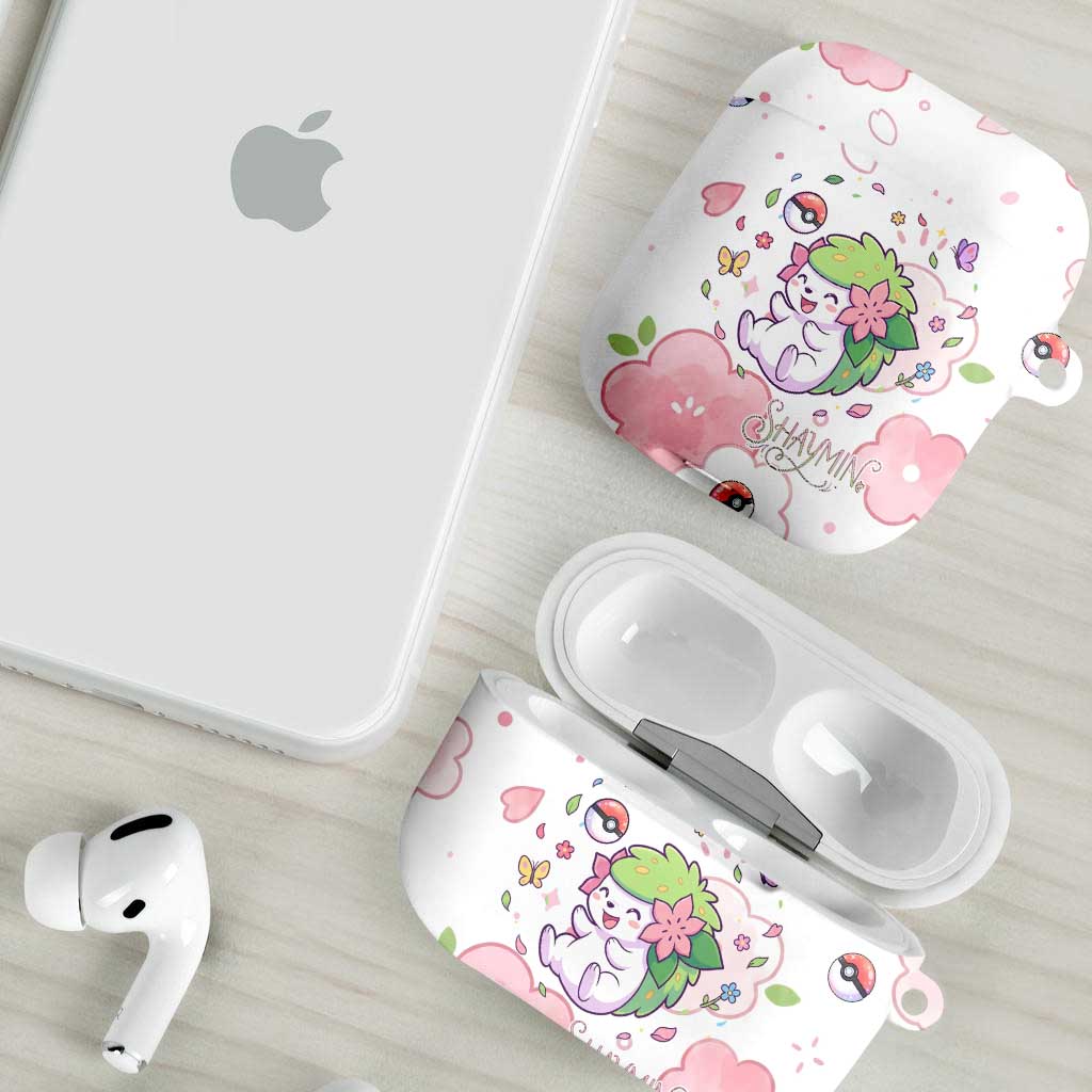 Shaymin AirPods Case Floral Pastel Blossom Art
