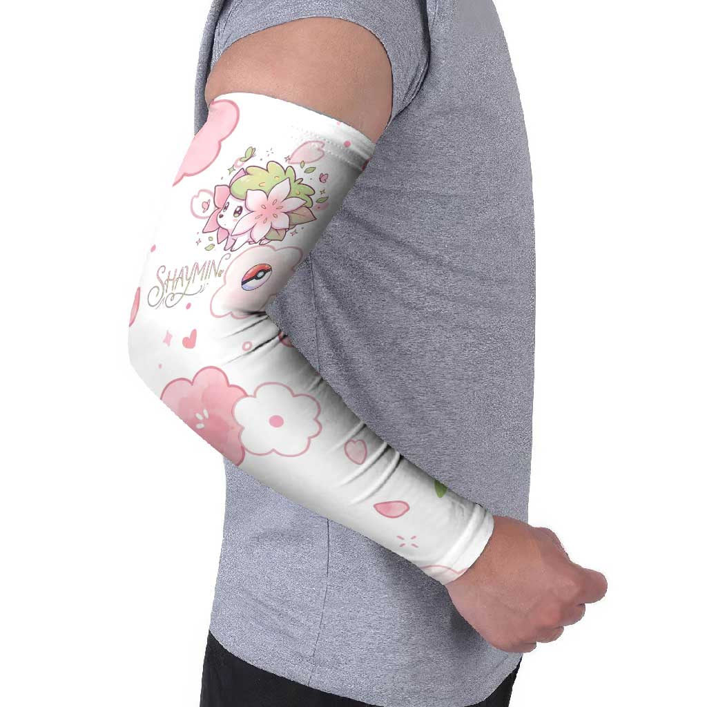 Shaymin Arm Sleeves Floral Pastel Blossom Art