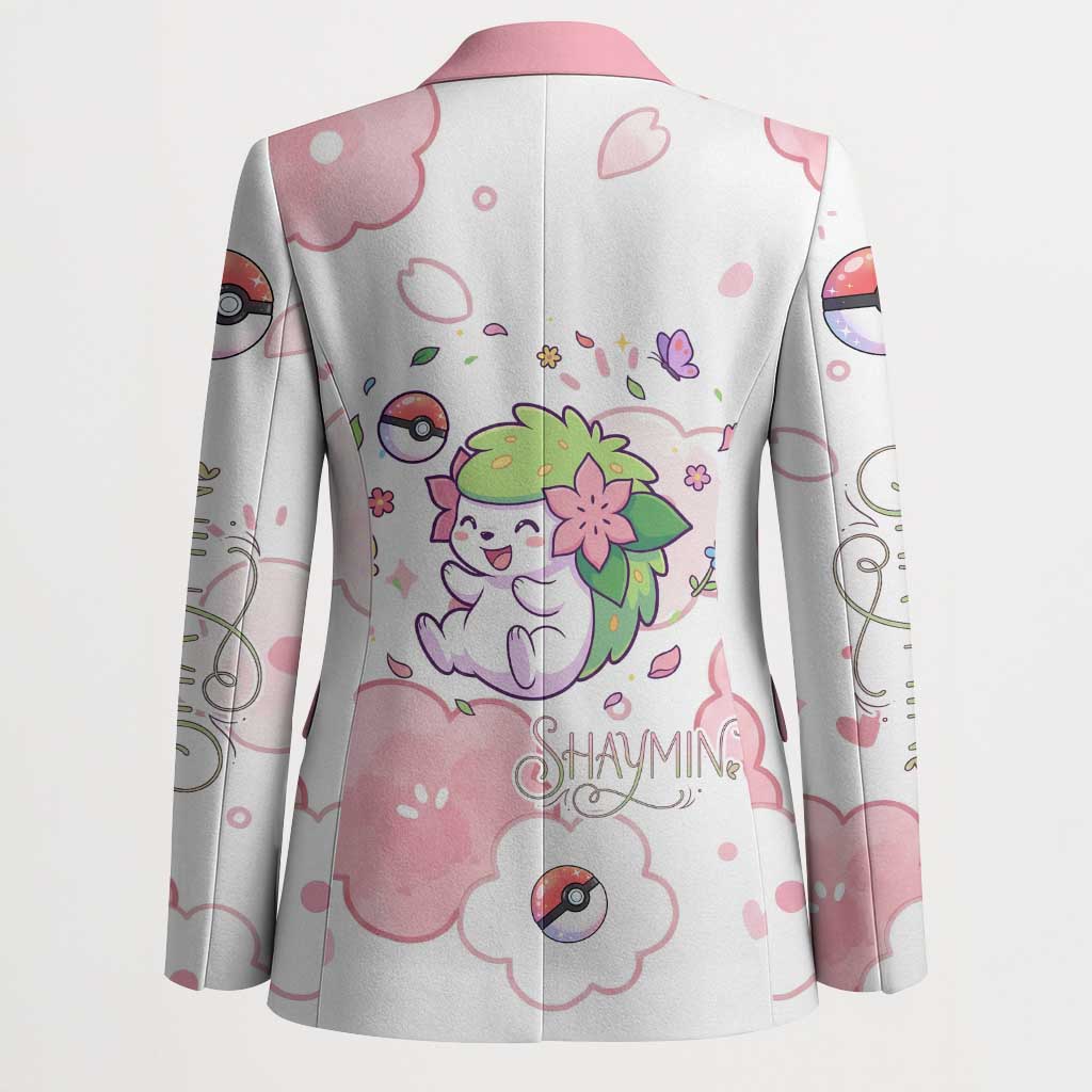 Shaymin Blazer Floral Pastel Blossom Art