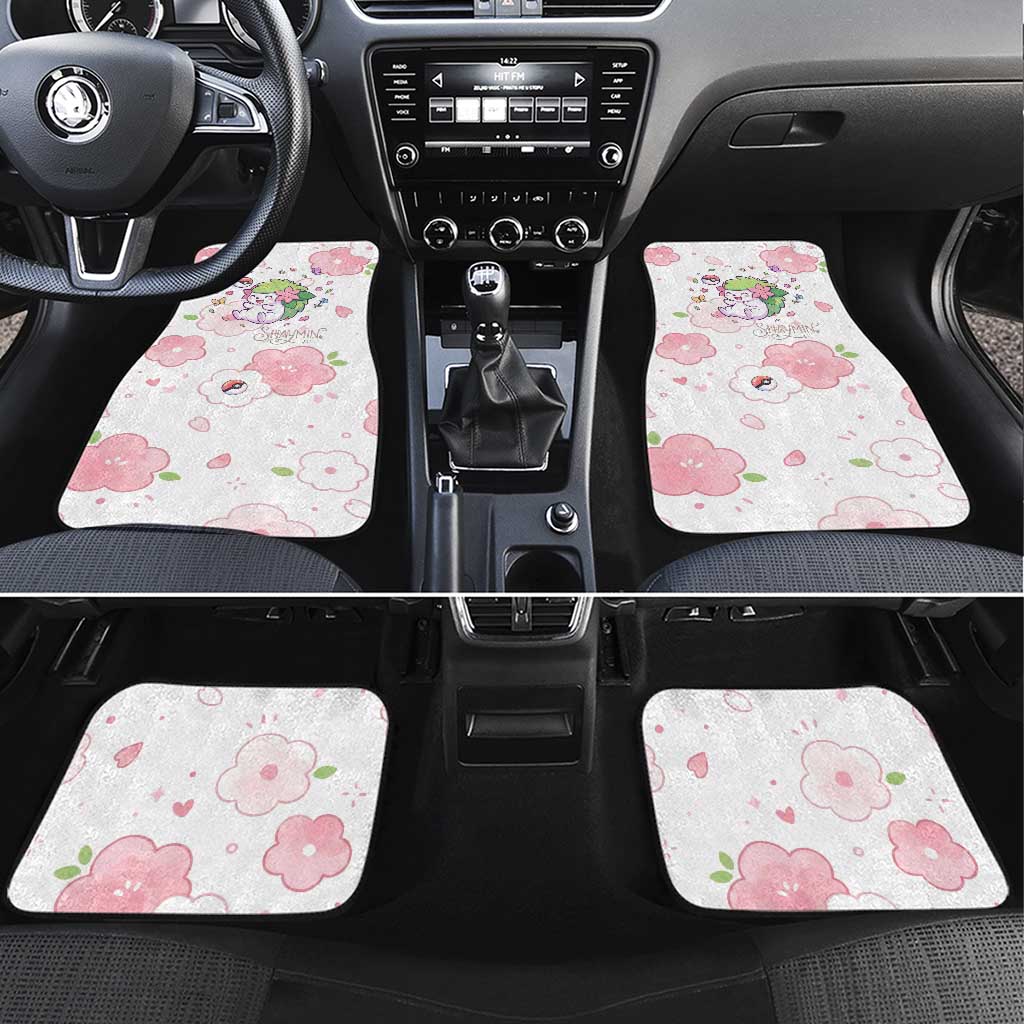 Shaymin Car Mats Floral Pastel Blossom Art