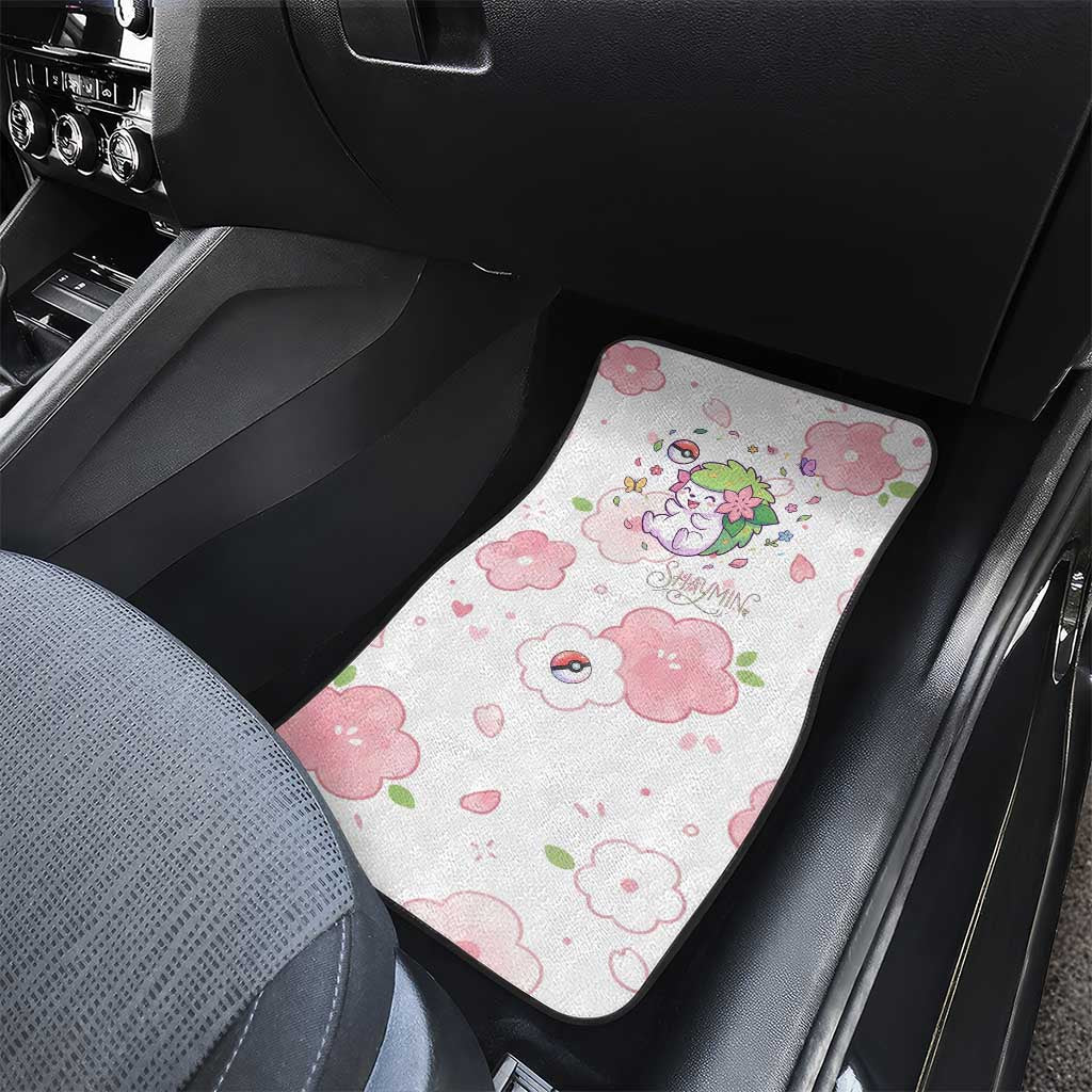 Shaymin Car Mats Floral Pastel Blossom Art