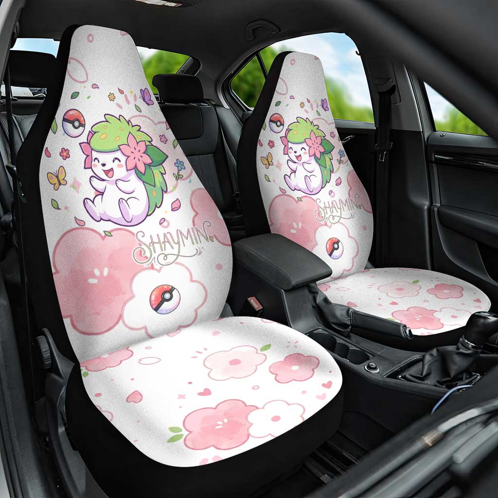 Shaymin Car Seat Cover Floral Pastel Blossom Art