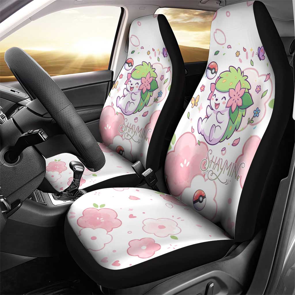 Shaymin Car Seat Cover Floral Pastel Blossom Art