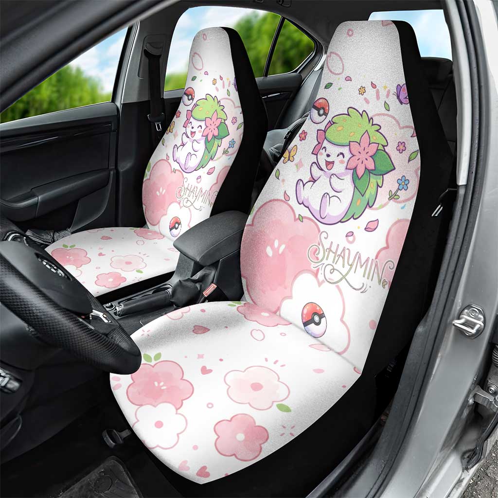 Shaymin Car Seat Cover Floral Pastel Blossom Art