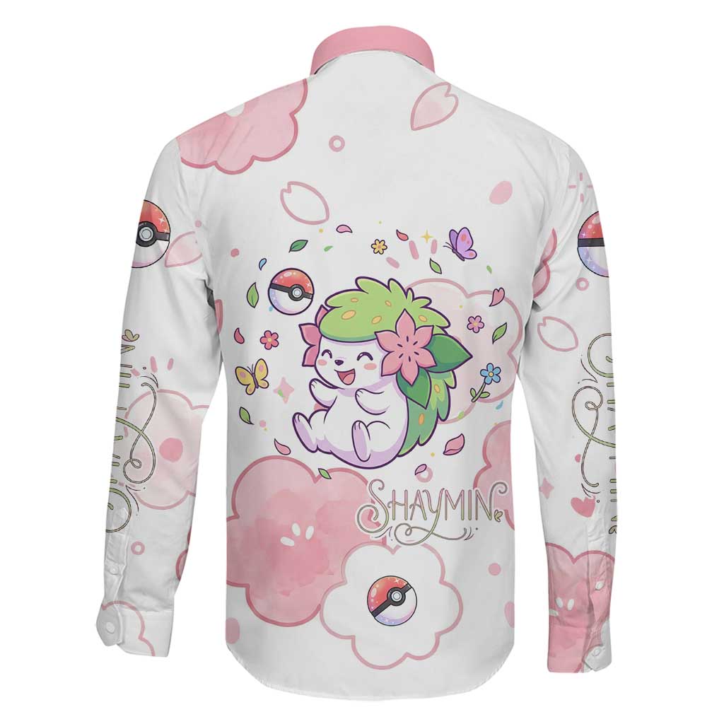 Shaymin Family Matching Off Shoulder Short Dress and Hawaiian Shirt Floral Pastel Blossom Art