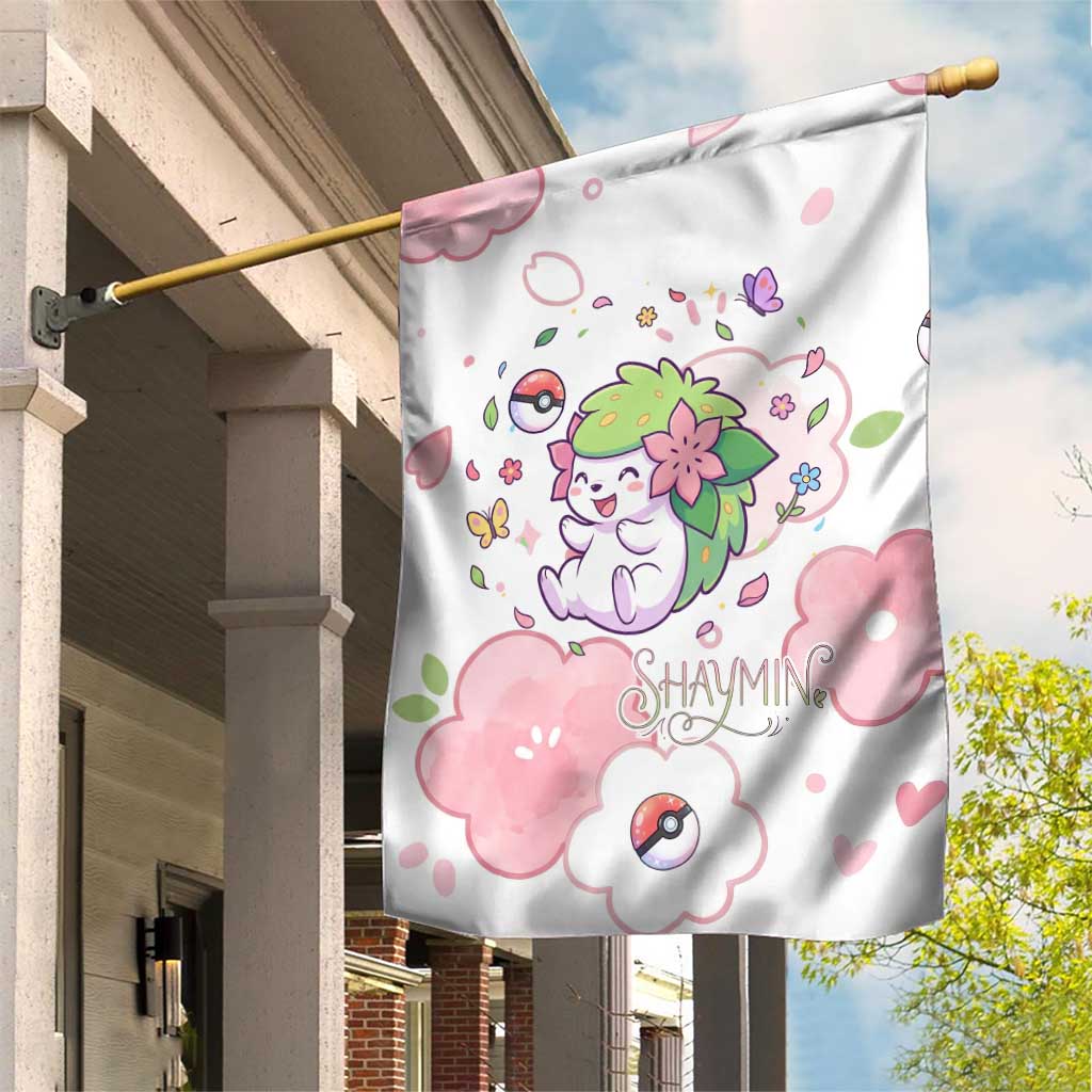 Shaymin Garden Flag Floral Pastel Blossom Art