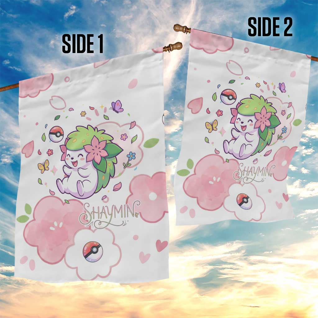 Shaymin Garden Flag Floral Pastel Blossom Art