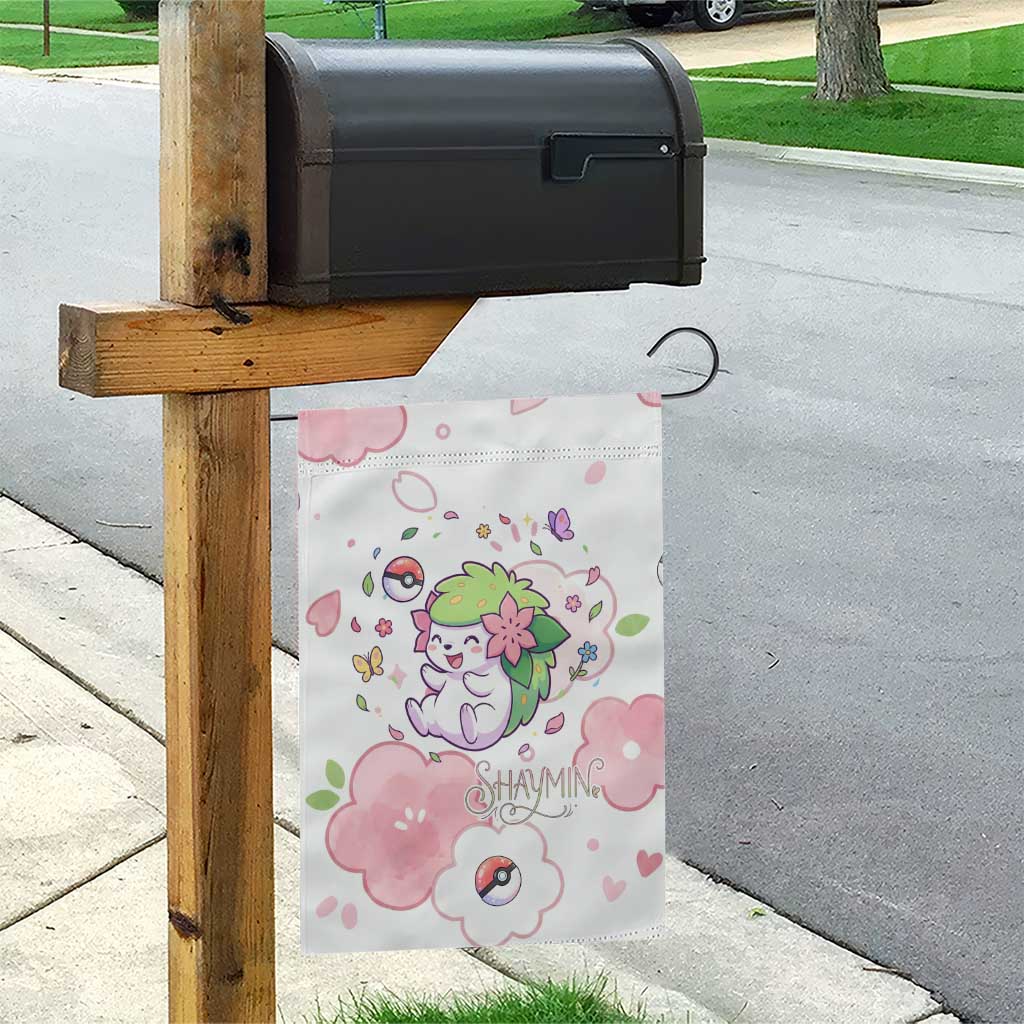 Shaymin Garden Flag Floral Pastel Blossom Art