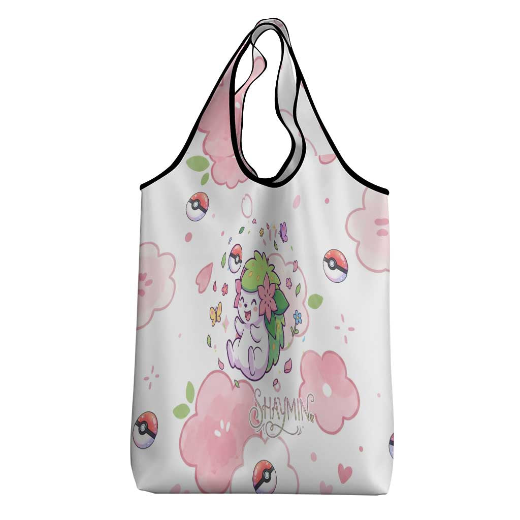 Shaymin Grocery Bag Floral Pastel Blossom Art