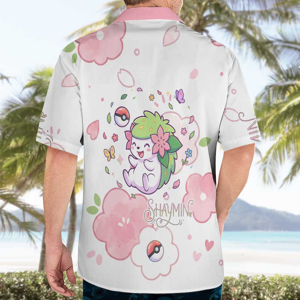 Shaymin Hawaiian Shirt Floral Pastel Blossom Art