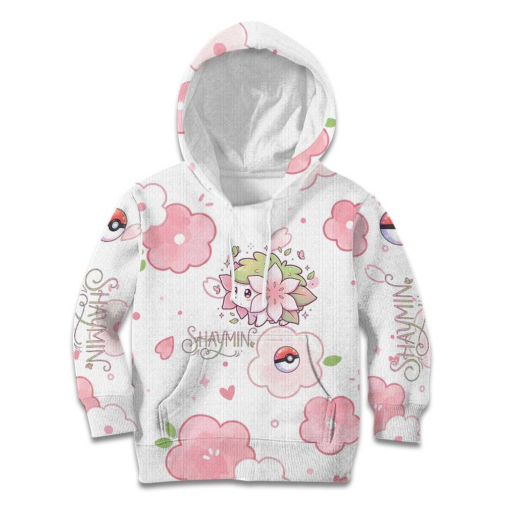 Shaymin Kid Hoodie Floral Pastel Blossom Art