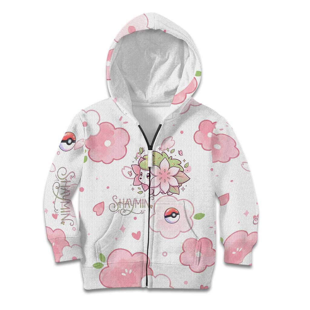 Shaymin Kid Hoodie Floral Pastel Blossom Art