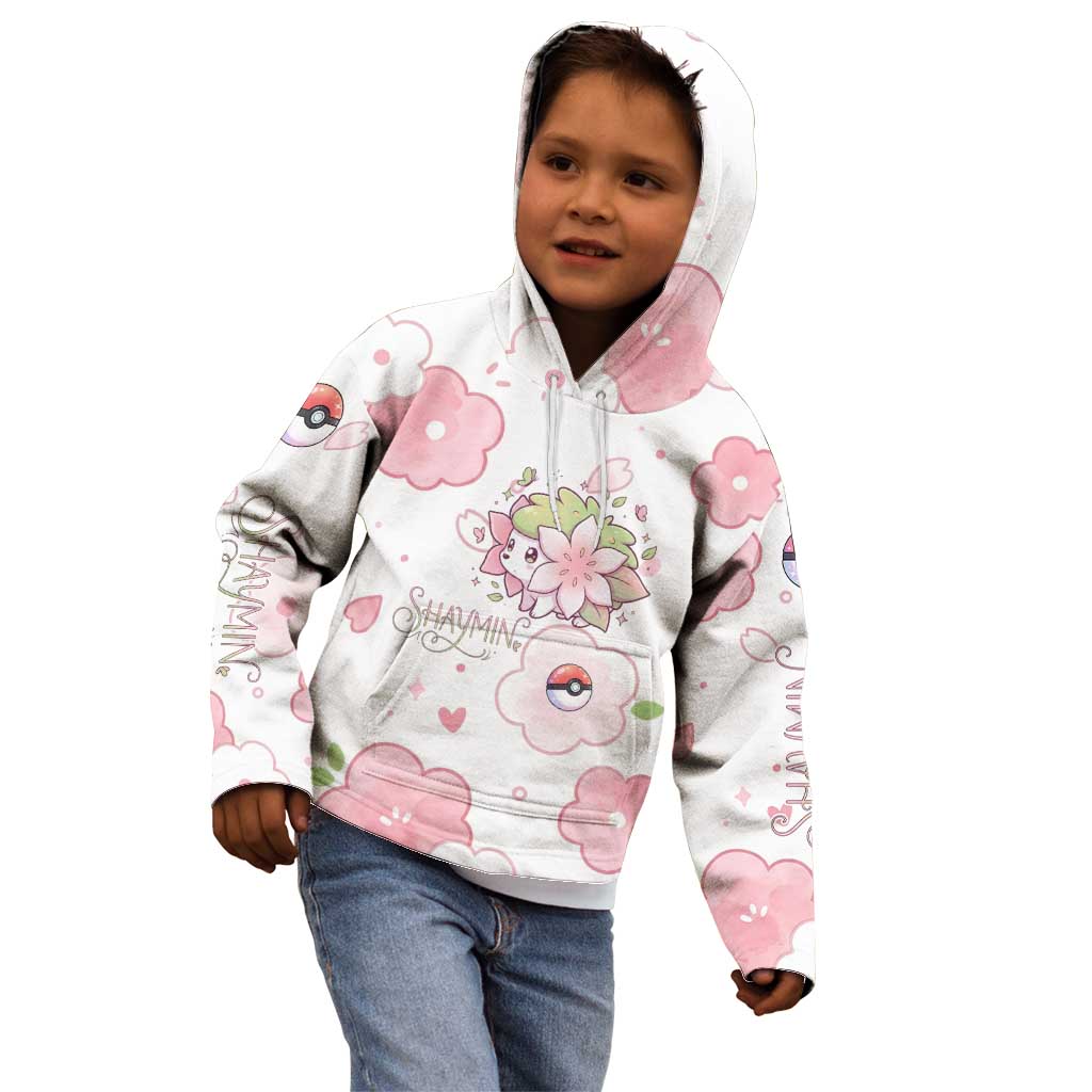 Shaymin Kid Hoodie Floral Pastel Blossom Art