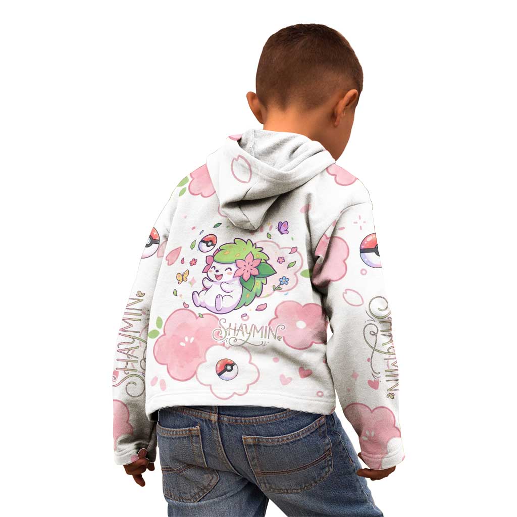 Shaymin Kid Hoodie Floral Pastel Blossom Art