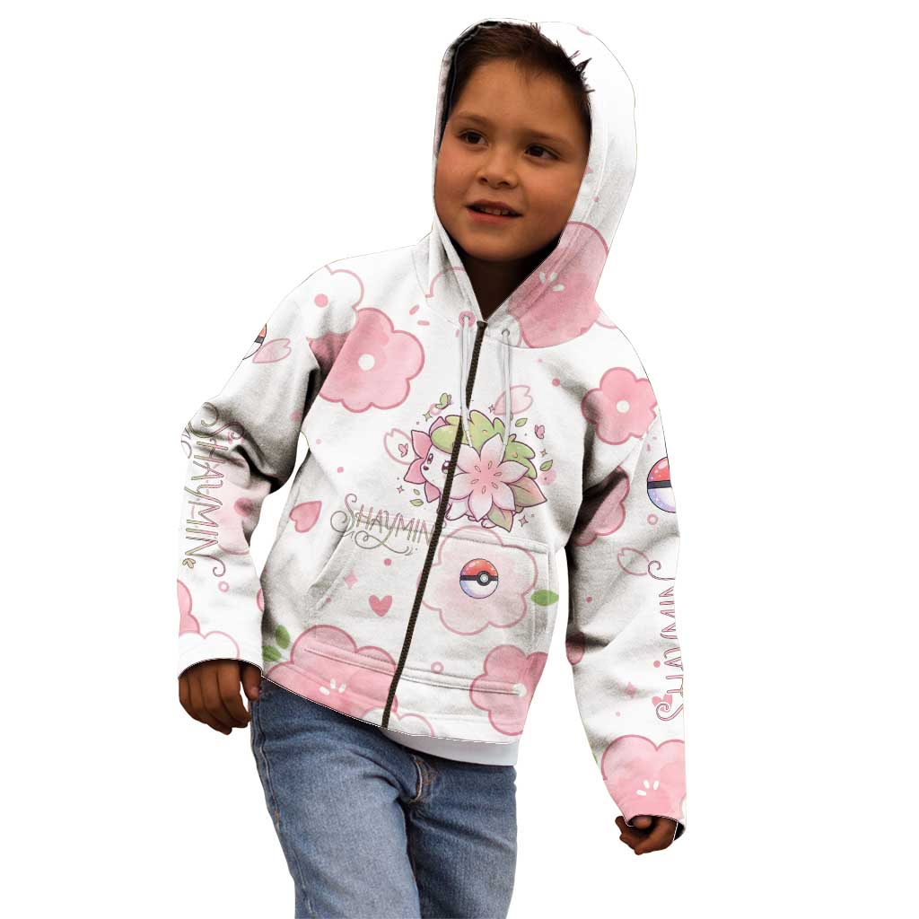 Shaymin Kid Hoodie Floral Pastel Blossom Art