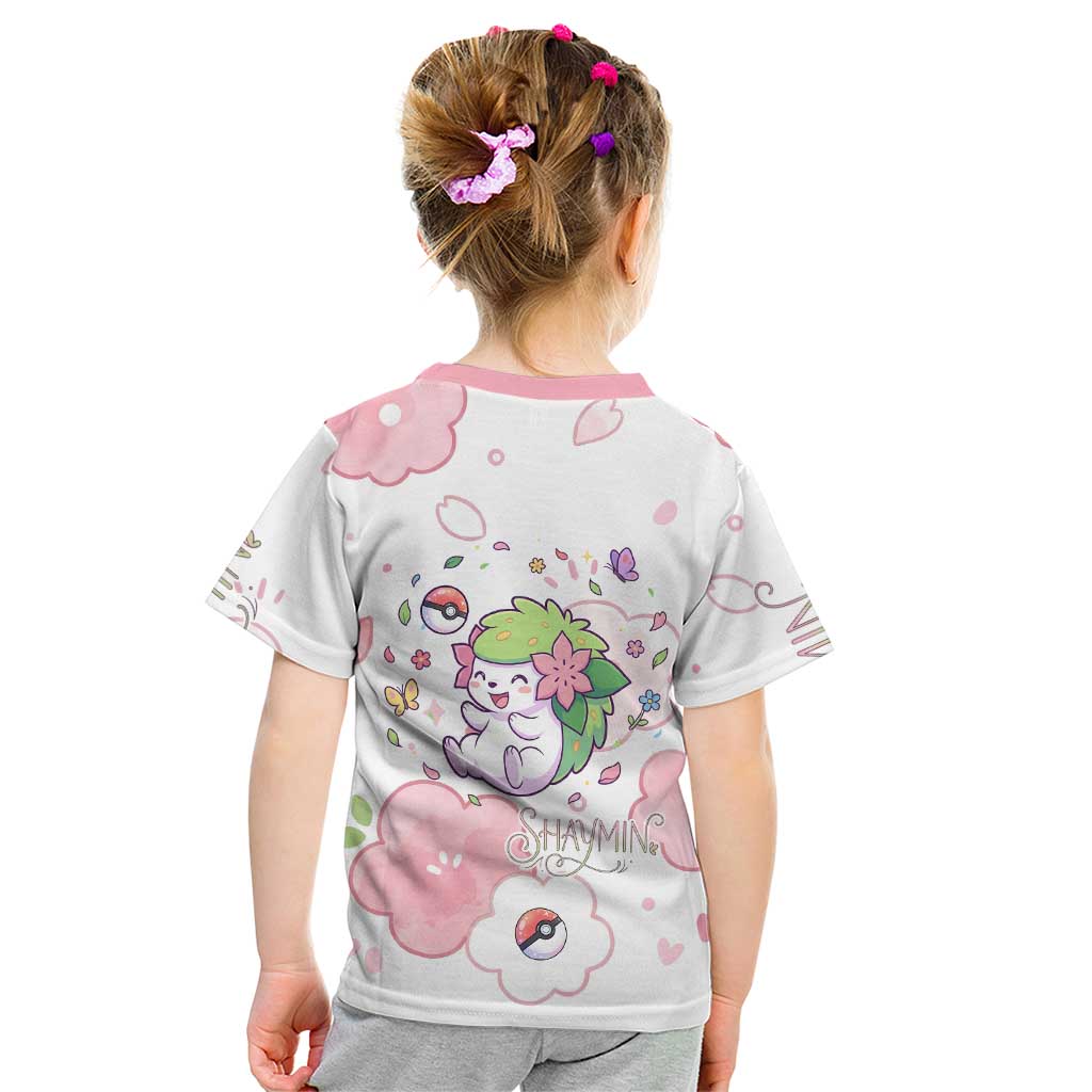 Shaymin Kid T Shirt Floral Pastel Blossom Art