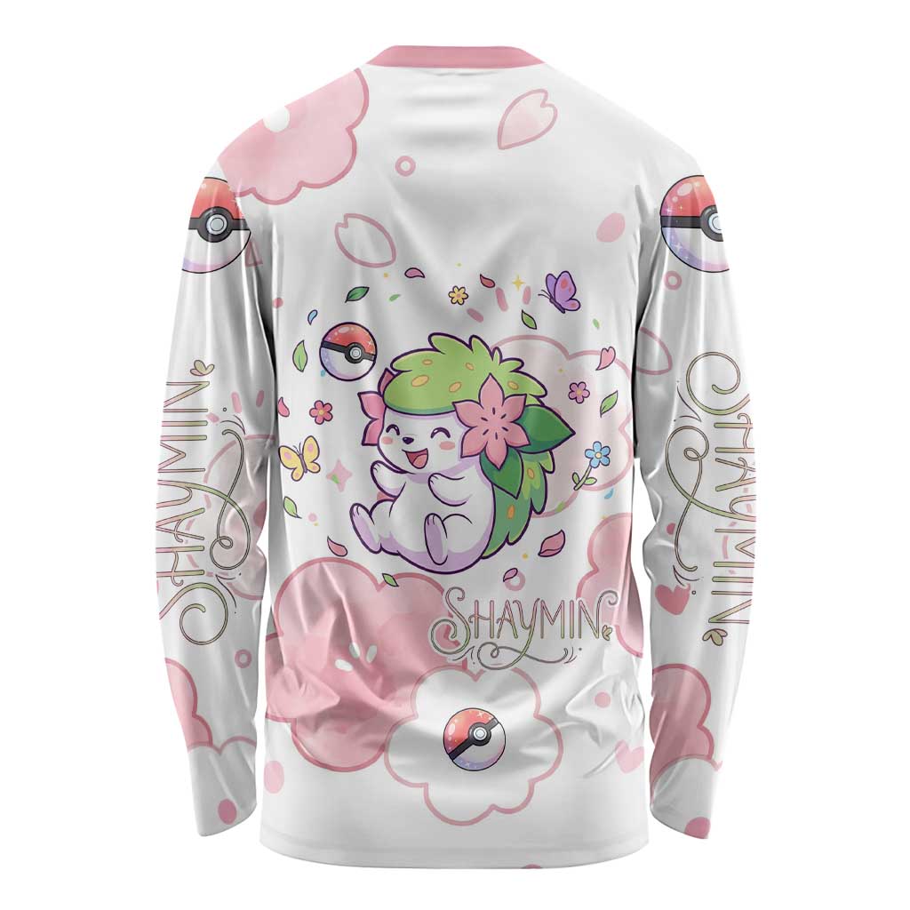 Shaymin Long Sleeve Shirt Floral Pastel Blossom Art