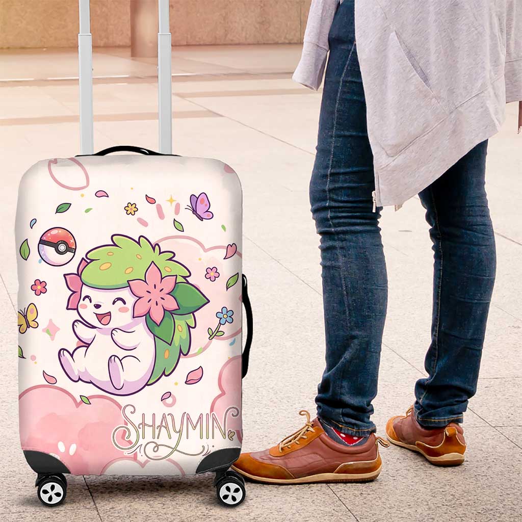 Shaymin Luggage Cover Floral Pastel Blossom Art