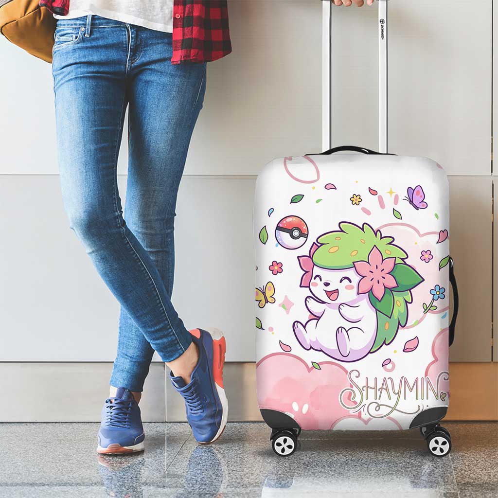 Shaymin Luggage Cover Floral Pastel Blossom Art