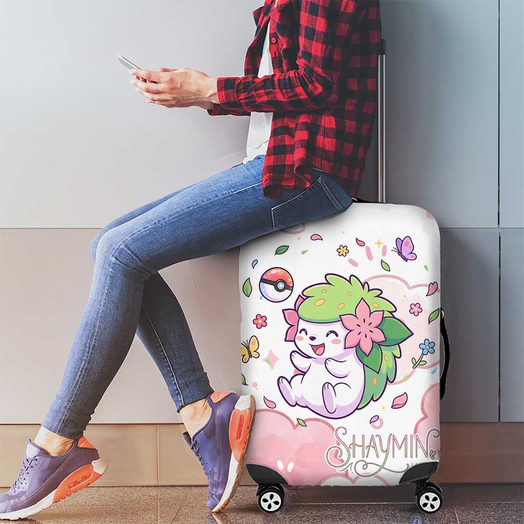 Shaymin Luggage Cover Floral Pastel Blossom Art