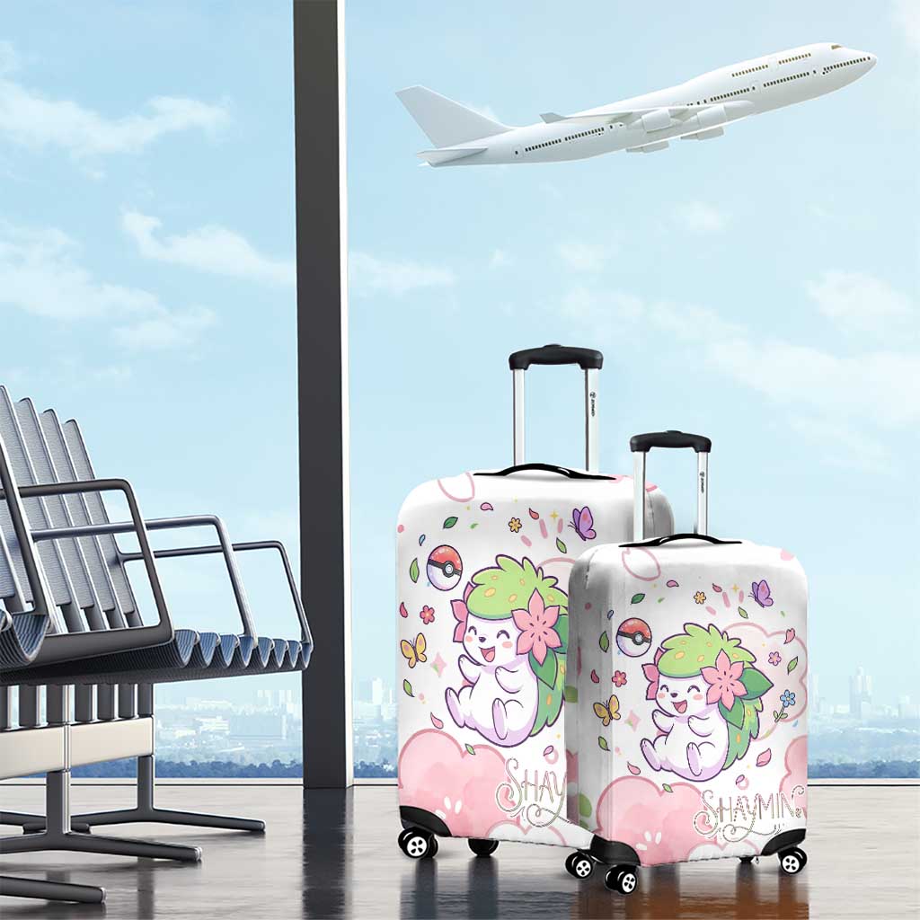 Shaymin Luggage Cover Floral Pastel Blossom Art