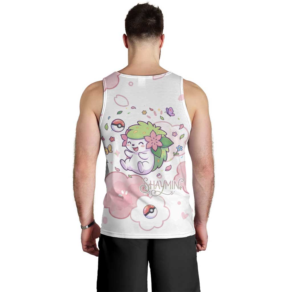 Shaymin Men Tank Top Floral Pastel Blossom Art