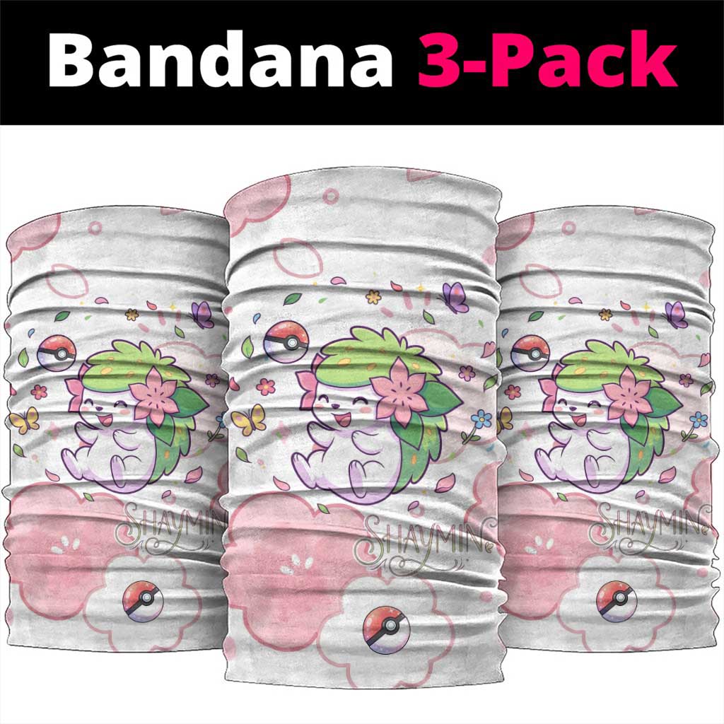 Shaymin Neck Gaiter Floral Pastel Blossom Art