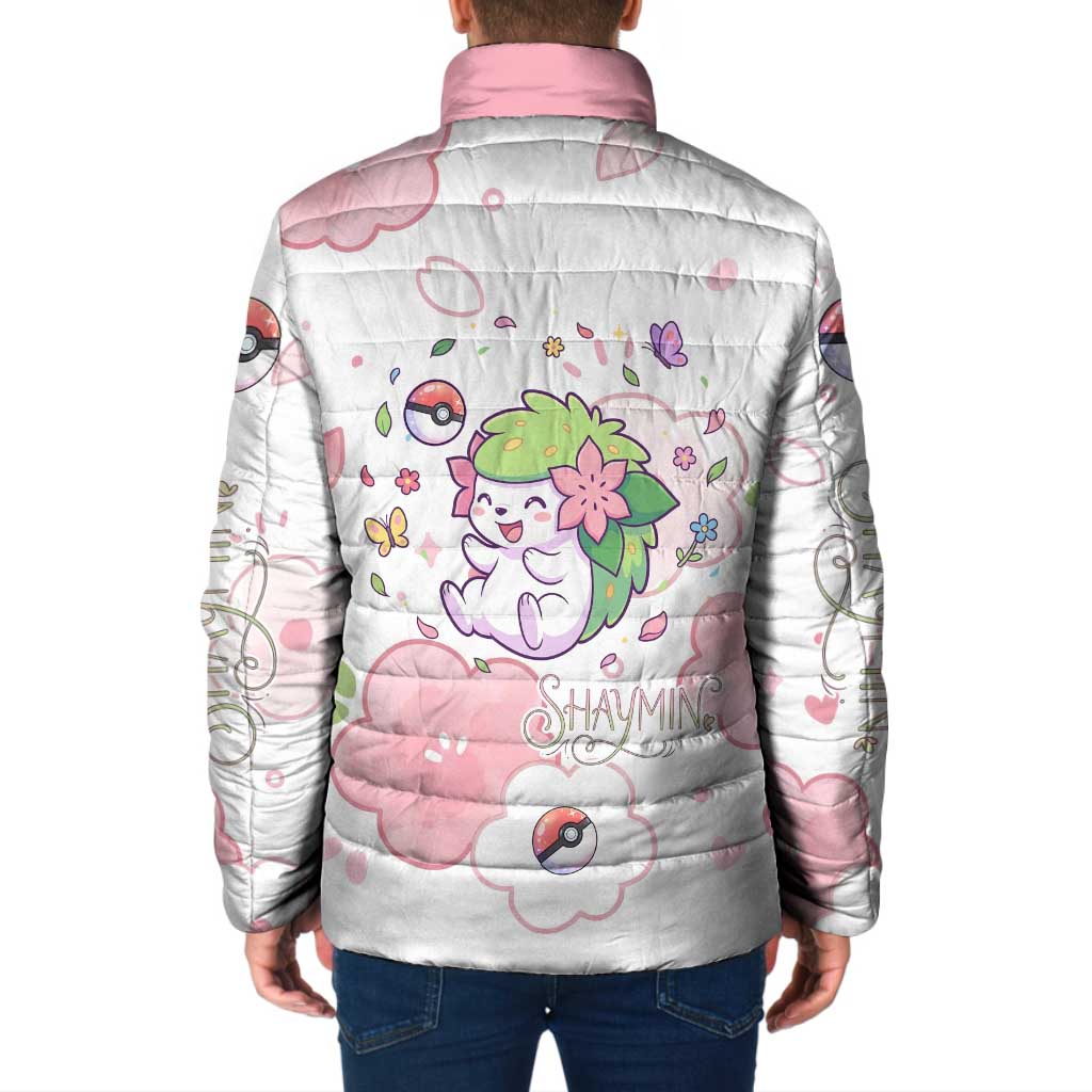 Shaymin Padded Jacket Floral Pastel Blossom Art
