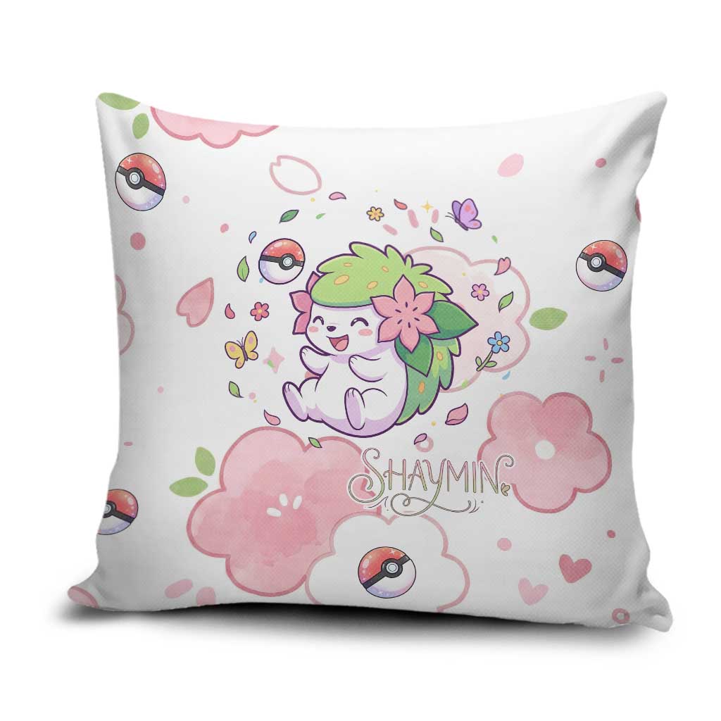 Shaymin Pillow Cover Floral Pastel Blossom Art