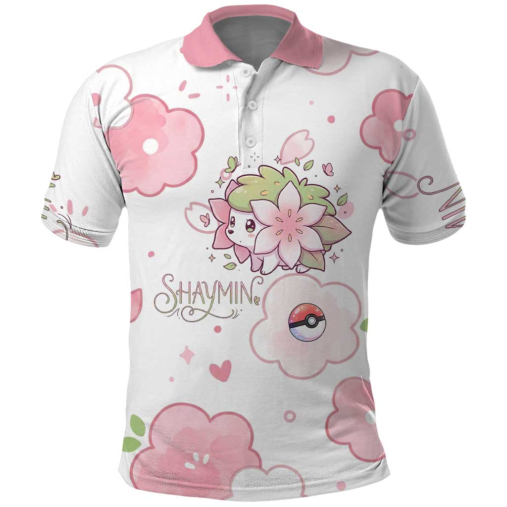 Shaymin Polo Shirt Floral Pastel Blossom Art