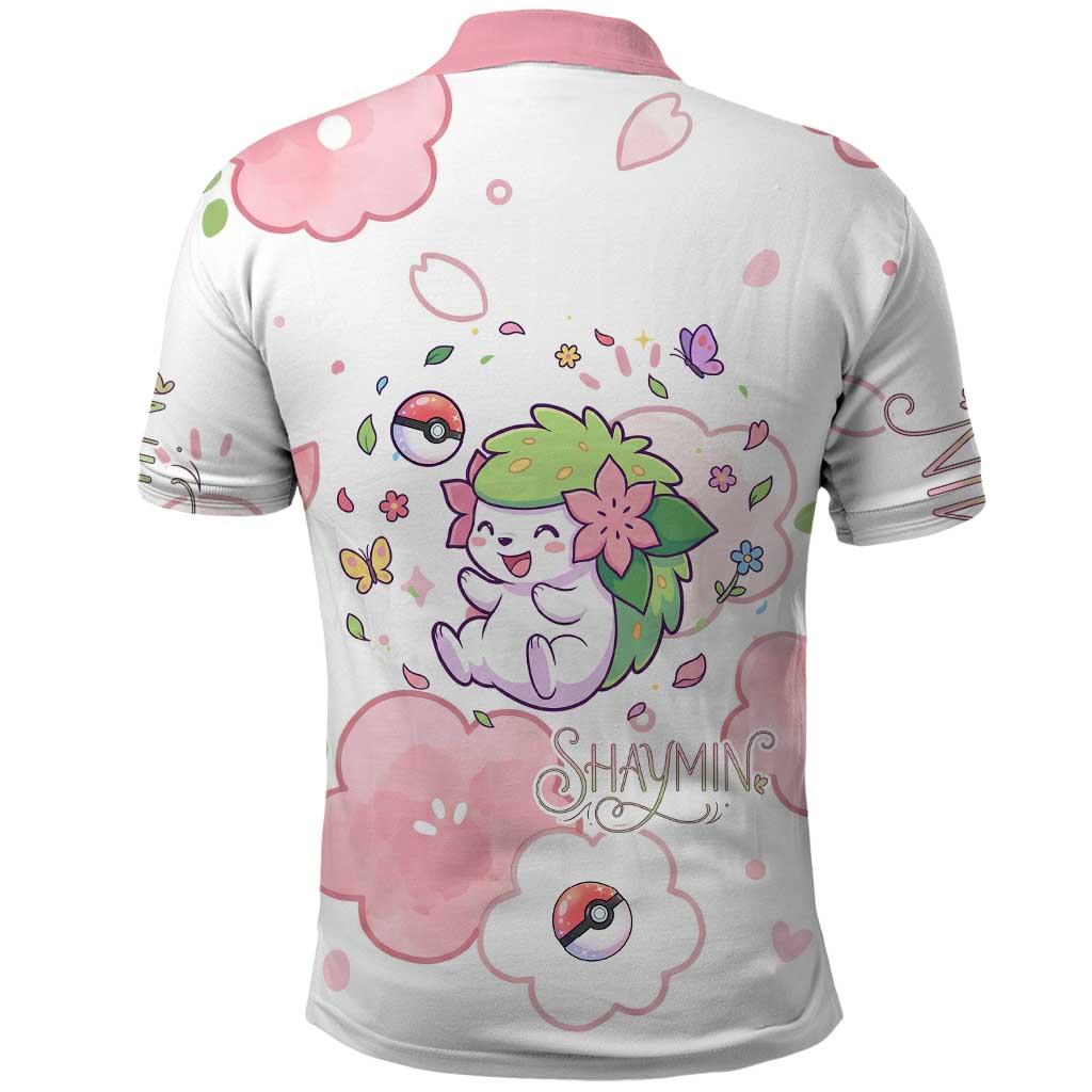 Shaymin Polo Shirt Floral Pastel Blossom Art