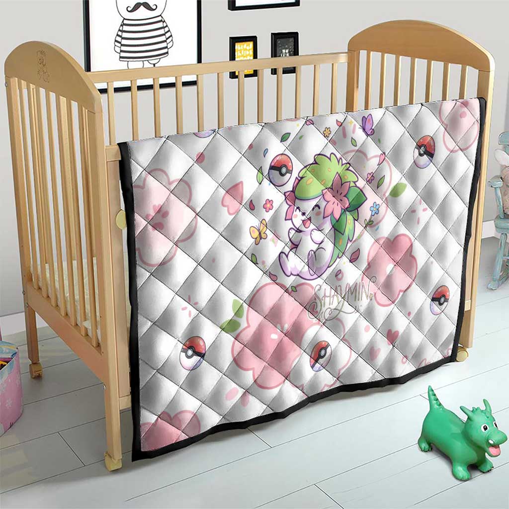 Shaymin Quilt Floral Pastel Blossom Art