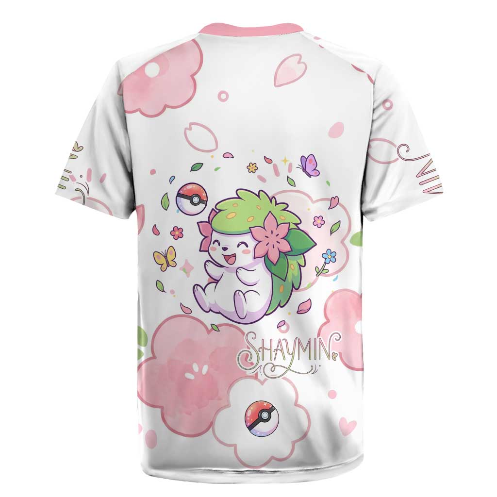 Shaymin Rugby Jersey Floral Pastel Blossom Art