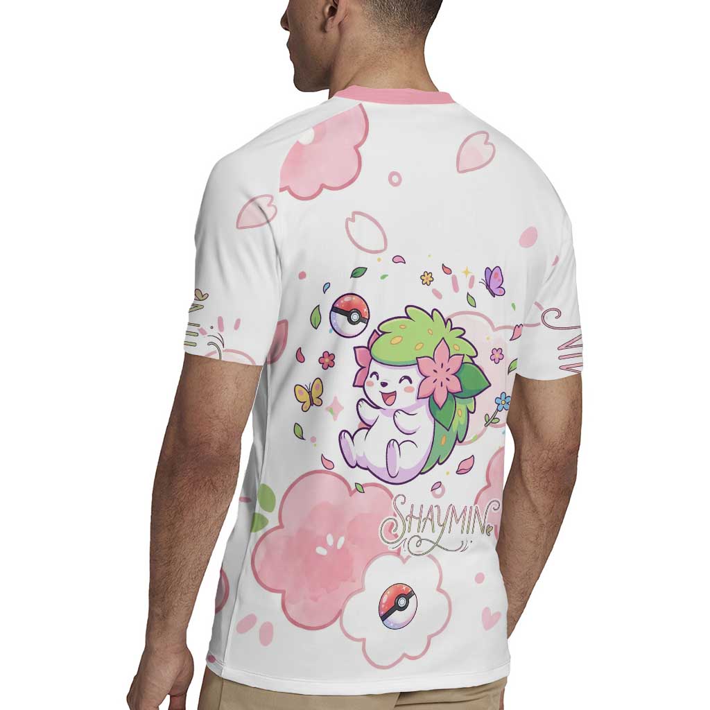 Shaymin Rugby Jersey Floral Pastel Blossom Art
