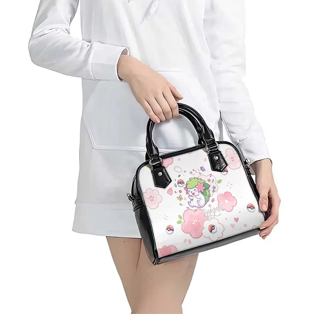 Shaymin Shoulder Handbag Floral Pastel Blossom Art