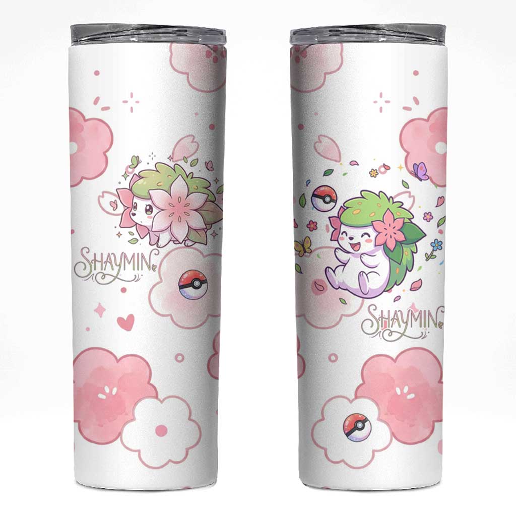 Shaymin Skinny Tumbler Floral Pastel Blossom Art