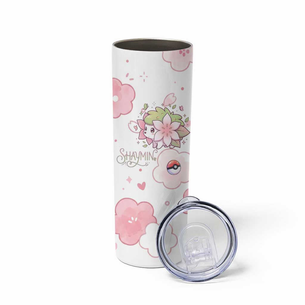 Shaymin Skinny Tumbler Floral Pastel Blossom Art