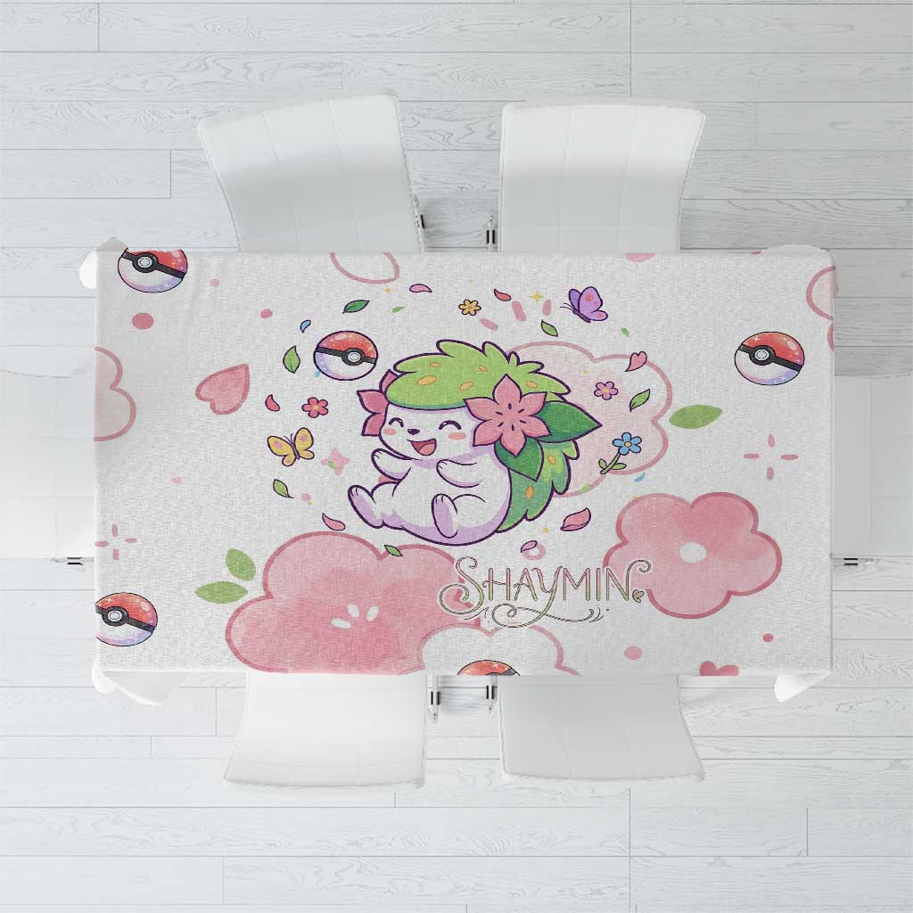 Shaymin Tablecloth Floral Pastel Blossom Art