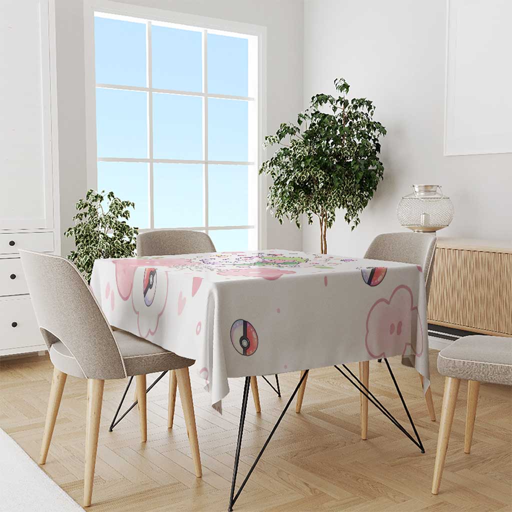 Shaymin Tablecloth Floral Pastel Blossom Art