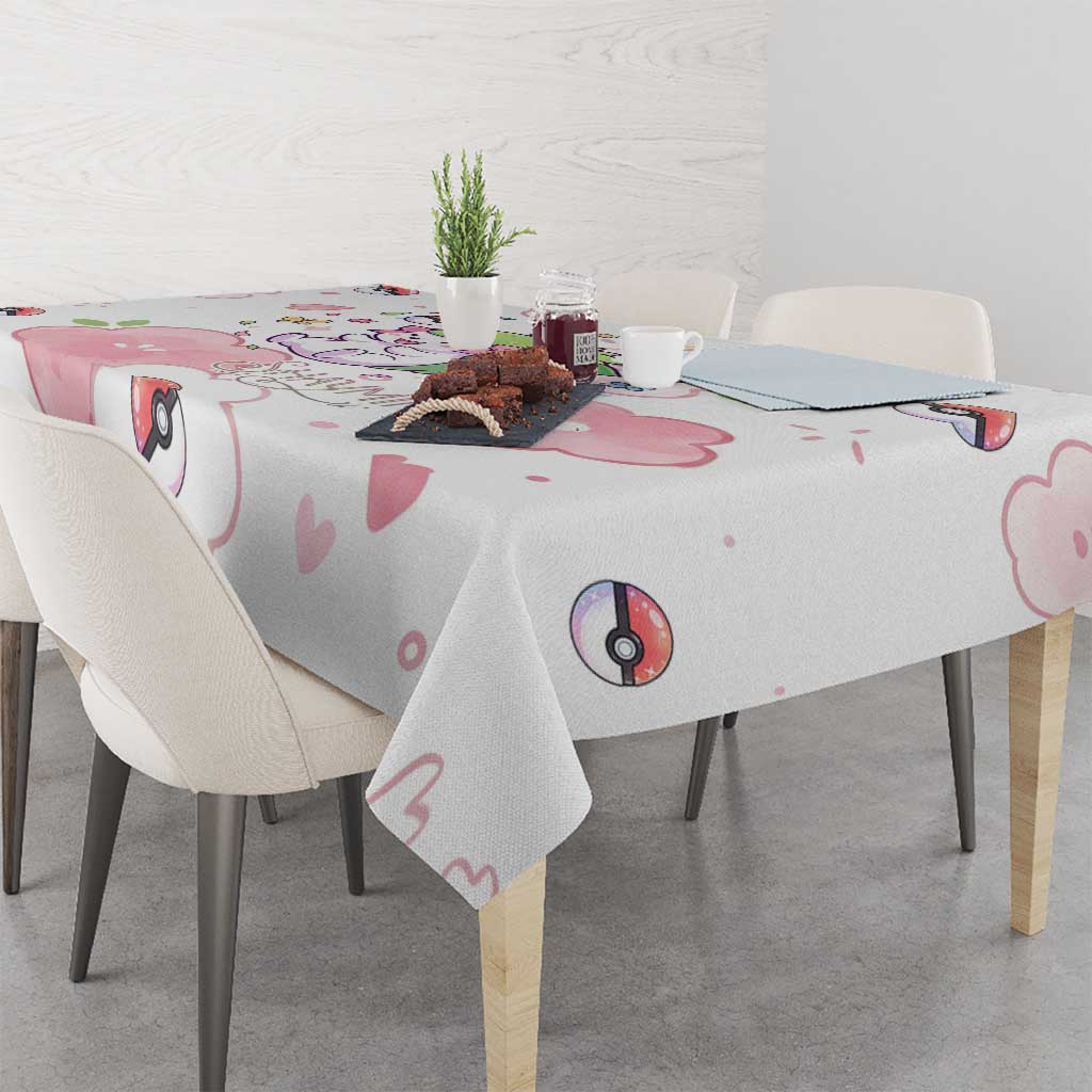 Shaymin Tablecloth Floral Pastel Blossom Art
