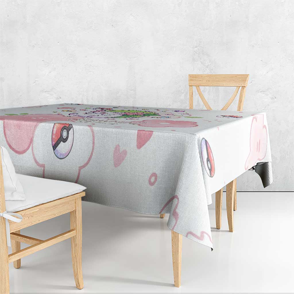 Shaymin Tablecloth Floral Pastel Blossom Art