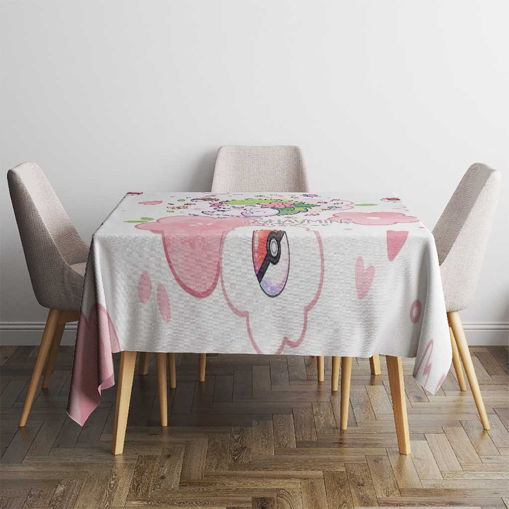 Shaymin Tablecloth Floral Pastel Blossom Art