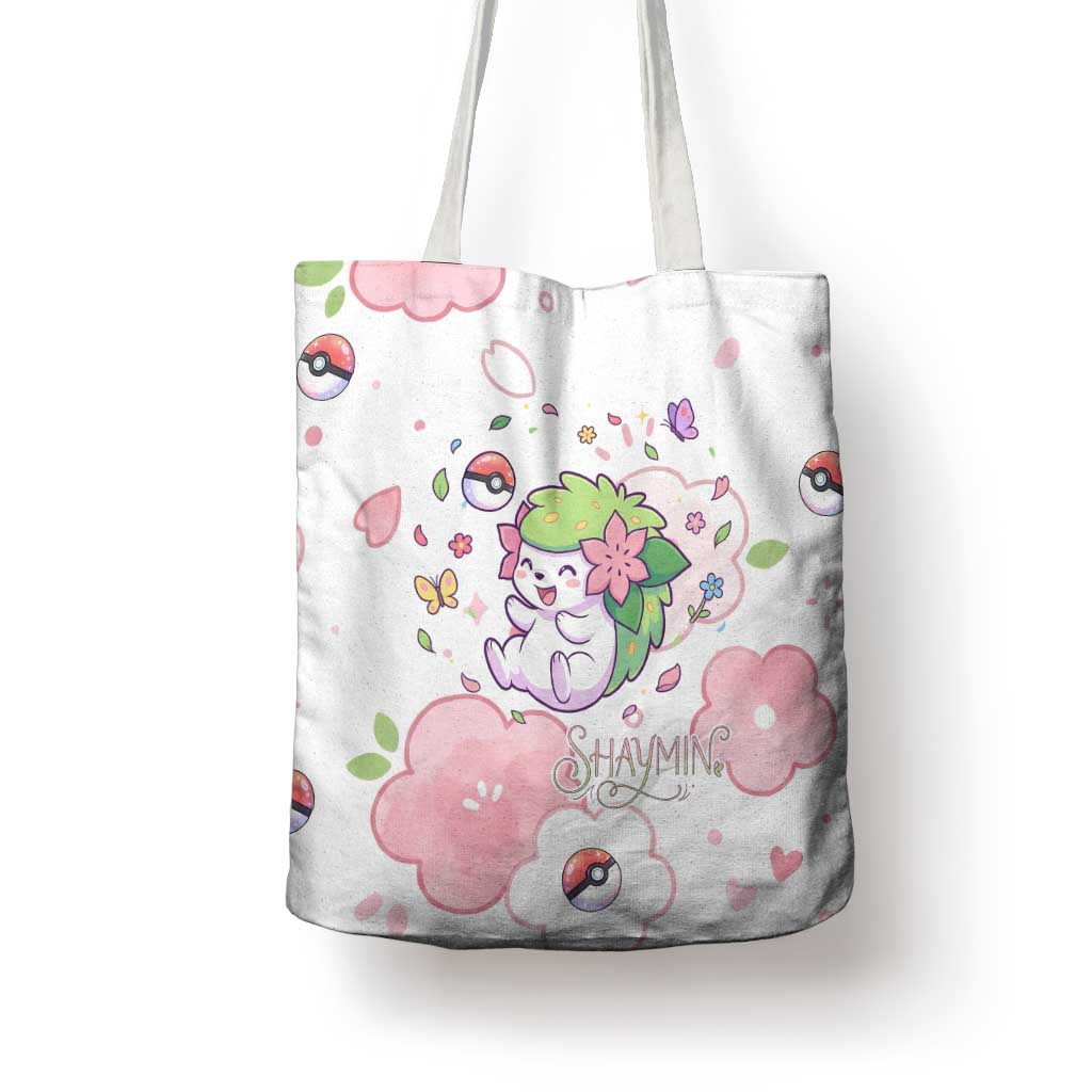 Shaymin Tote Bag Floral Pastel Blossom Art