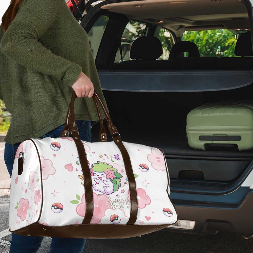 Shaymin Travel Bag Floral Pastel Blossom Art