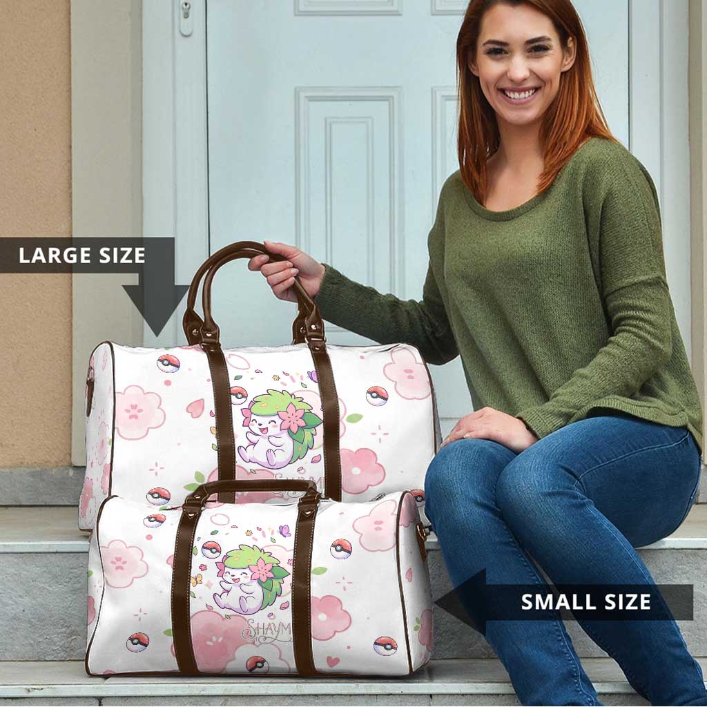 Shaymin Travel Bag Floral Pastel Blossom Art