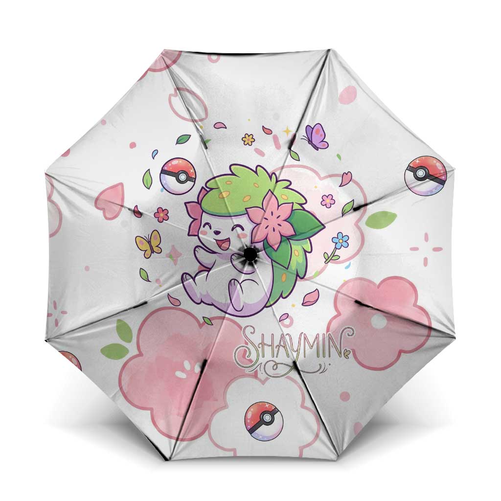 Shaymin Umbrella Floral Pastel Blossom Art